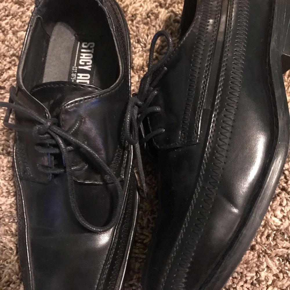 Boys black dress shoes